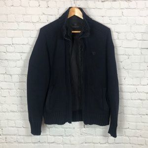 Men’s scotch and soda navy blue bomber jacket